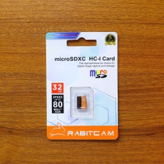 (Hộp 70c) Thẻ nhớ RABIT 32GB - Hàng Công ty | Có VAT do ✌5K PP | Bảo hành 5 năm | Hàng xịn chuyên trị camera kén thẻ