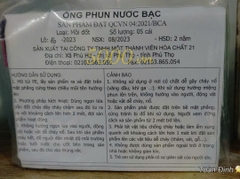 Giàn phun mini - Ống phun nước bạc (Cao 3 mét | 30 giây | Đạt QCVN:04/2021 | Bịch 5 ống tre)