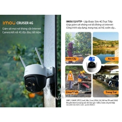 Camera 4G ngoài trời 2MP IMOU S21FTP 1080P (Cruiser 4G | Outdoor | FullColor | Sóng sim 4G mọi nhà mạng Việt Nam)