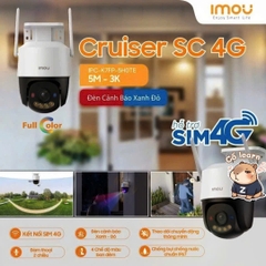 4G Camera ngoài trời 5MP IMOU K7FP-3K (Cruiser SC | Outdoor | FullColor | Sóng sim 4G mọi nhà mạng Việt Nam)