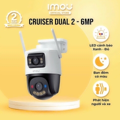 Camera Wi-Fi 6MP IMOU S7XP / S7XEP Dual Mix 3MP+3MP (Cruiser Dual 2 | Outdoor | FullColor)