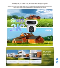 EZVIZ H90 Multi Camera Wi-Fi ngoài trời với 2 ống kính 4MP+4MP (2 Khung hình xoay độc lập)