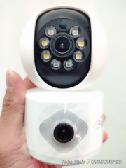 YOOSEE QS415C-12MP Camera Wi-Fi 2 mắt (Thùng 30 hộp | Bảo hành 12 tháng)