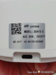 YOOSEE QS415C-12MP Camera Wi-Fi 2 mắt (Thùng 30 hộp | Bảo hành 12 tháng)