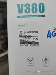 4G Net Solar PTZ Camera V380 P6A (Sim 4G, Pin lưu trữ 36h, Tấm NLMT, chân đế dài, xoay 360 độ , đàm thoại, có màu, thùng 12c, Thuộc họ YOOSEE )