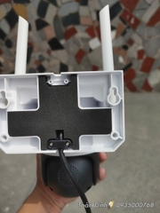 YOOSEE Q42D-16MP Camera WI-FI 2 mắt 42 Led, hộp carton,  PTZ ngoài trời, Xoay 360, đàm thoại, có màu, 2 Anten Wifi 6 - 2.4Ghz, thùng 30c