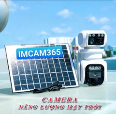 IMCAM365 IQ9 - 4G Solar Camera Sim 4G, Pin lưu trữ 48h, Tấm NLMT LỚN, chân đế dài, xoay 360 độ , đàm thoại, có màu, thùng 12c