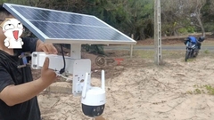 Tấm Pin Nặng lượng mặt trời - Solar Panel for Camera Yoosee, Imou, Ezviz, Dahua, Hikvision với nguồn 12V 40W & 80W | 2 Line | Bảo hành 1 năm | Thùng 2 bộ