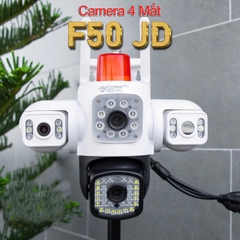 YOOSEE F50JD-18MP Camera Wi-Fi 4 mắt 3 khung hình (Hộp Carton 3 lớp | Bảo hành 12 tháng | Thùng 12c)