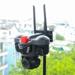 YOOSEE W712-PRO-30MPX Camera Wi-Fi 4 mắt 4 khung hình độc lập, hiển thị 4 khung đồng thời như Camera IP hệ thống - App: HiEasy Pro