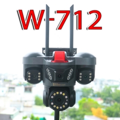 YOOSEE W712-PRO-30MPX Camera Wi-Fi 4 mắt 4 khung hình độc lập, hiển thị 4 khung đồng thời như Camera IP hệ thống - App: HiEasy Pro