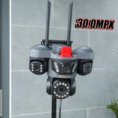 YOOSEE W712-PRO-30MPX Camera Wi-Fi 4 mắt 4 khung hình độc lập, hiển thị 4 khung đồng thời như Camera IP hệ thống - App: HiEasy Pro