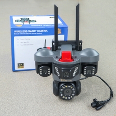 YOOSEE W712-PRO-30MPX Camera Wi-Fi 4 mắt 4 khung hình độc lập, hiển thị 4 khung đồng thời như Camera IP hệ thống - App: HiEasy Pro
