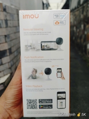 (5) Camera Wi-Fi 3MP IMOU C32SP, phong cách Cube (Đàm thoại 2 chiều | Đế nam châm hít sắt cực mạnh | nhận thẻ 512GB | Onvif | H.265)