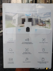 EZVIZ H8C Pro 3K 5MP - Camera Wifi PTZ ngoài trời, xoay 360 độ, có màu ban đêm, Thùng 12C
