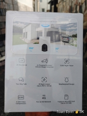 EZVIZ H8C 4G 3MP - Camera Wifi PTZ ngoài trời, xoay 360 độ, có màu ban đêm, Thùng 12C