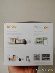 Camera Wifi 3MP ngoài trời IMOU Bullet 2E COLOR I F32FP I Chống nước IP67