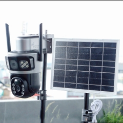 4G Solar Camera YOOSEE YS200 (Tích hợp sẵn SIM 4G, Pin lưu trữ 36h, Tấm NLMT, chân đế dài, xoay 360 độ , đàm thoại, thùng 10c)