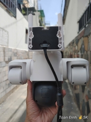 YOOSEE F60JD-28MPX-ZOOM - Camera Wi-Fi 3 Khung Hình + Khung giữa Zoom 12x, có đèn báo động đỏ chống trộm, bảo hành 12 tháng, thùng 12c