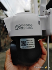 YOOSEE MARCI 16MP - Camera siêu nhỏ Wi-Fi 2 mắt với 34 Led trợ sáng, ngoài trời, Xoay 360, đàm thoại, có màu, 2 Anten Wifi 6 - 2.4Ghz, thùng 30c