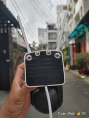 YOOSEE MARCI 16MP - Camera siêu nhỏ Wi-Fi 2 mắt với 34 Led trợ sáng, ngoài trời, Xoay 360, đàm thoại, có màu, 2 Anten Wifi 6 - 2.4Ghz, thùng 30c