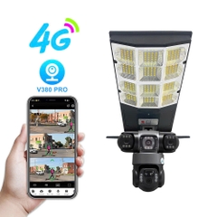 4G Solar Camera Đèn Đường V380 LD002 tích hợp ĐÈN ĐƯỜNG | 3 Khung Hình | Có Remote | Dùng Sim 4G mọi nhà mạng Việt Nam