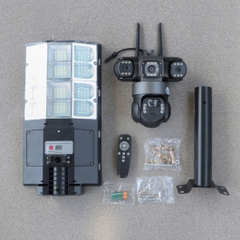 4G Solar Camera Đèn Đường V380 LD002 tích hợp ĐÈN ĐƯỜNG | 3 Khung Hình | Có Remote | Dùng Sim 4G mọi nhà mạng Việt Nam