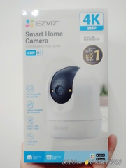 EZVIZ C6N G1 4K 8MP - Camera Wi-Fi "Lão Hói" với góc dọc tới 85 độ, Chạm để gọi điện, Đàm thoại 2 chiều, Ghi hình màu ban đêm, đặc biệt có True-WDR
