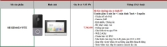 Bộ gọi cửa có hình HIKVISION (Gồm 1 màn hình  + 1 nút chuông + 2 Nguồn)