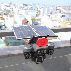 4G Solar Camera HiEasy Pro V560-PRO-30MPX với 4 mắt xoay độc lập (Sim 4G, Tấm pin NLMT 12.000mAh, chân đế dài, xoay 360 độ , đàm thoại, có màu, thùng 12 hộp)