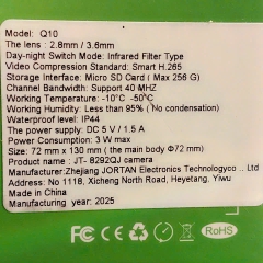 YOOSEE RIKIMARU - Hàng chính hãng | Tem Phụ chính ngạch | App:YOOSEE. Điện áp:DC 5V. Hỗ trợ thẻ tối đa:256GB, chuẩn nén H265. Wifi 40Mhz. Lens 2.8mm/3.6mm. Bảo hành 12 tháng