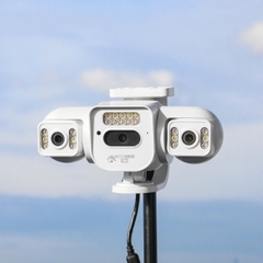 YOOSEE XYH-22D - Camera Wi-Fi 3 mắt 3 khung thực | Thiết kế đặc biệt, hỗ trợ lắp góc tường KHÓ | Tông màu TRẮNG MỊN | Hộp Carton dày 3 lớp | Bảo hành 12 tháng | Thùng 12c