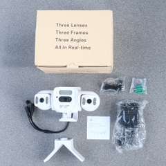 YOOSEE XYH-22D - Camera Wi-Fi 3 mắt 3 khung thực | Thiết kế đặc biệt, hỗ trợ lắp góc tường KHÓ | Tông màu TRẮNG MỊN | Hộp Carton dày 3 lớp | Bảo hành 12 tháng | Thùng 12c