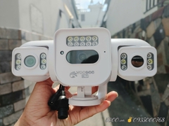 YOOSEE XYH-22D - Camera Wi-Fi 3 mắt 3 khung thực | Thiết kế đặc biệt, hỗ trợ lắp góc tường KHÓ | Tông màu TRẮNG MỊN | Hộp Carton dày 3 lớp | Bảo hành 12 tháng | Thùng 12c