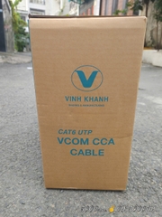 Cáp mạng LAN UTP CAT6 - 8 Lõi CCA - 305 mét - Thùng 2 cuộn - Thương Hiệu STS / VCOM / ENSOHO