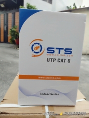 Cáp mạng LAN UTP CAT6 - 8 Lõi CCA - 305 mét - Thùng 2 cuộn - Thương Hiệu STS / VCOM / ENSOHO