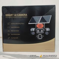 Camera sim 4G HiEasy Pro V560 năng lượng mặt trời, có 4 mắt xoay độc lập, có 2 tấm sạc NLMt (Khe Sim 4G, Khe thẻ 256GB, chân đế dài, xoay 360 độ , đàm thoại, có màu, thùng 6 hộp)