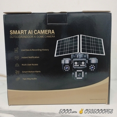 Camera sim 4G HiEasy Pro V560 năng lượng mặt trời, có 4 mắt xoay độc lập, có 2 tấm sạc NLMt (Khe Sim 4G, Khe thẻ 256GB, chân đế dài, xoay 360 độ , đàm thoại, có màu, thùng 6 hộp)