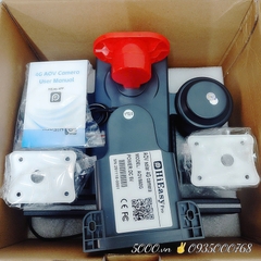 Camera sim 4G HiEasy Pro V560 năng lượng mặt trời, có 4 mắt xoay độc lập, có 2 tấm sạc NLMt (Khe Sim 4G, Khe thẻ 256GB, chân đế dài, xoay 360 độ , đàm thoại, có màu, thùng 6 hộp)