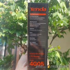 Bộ phát WiFi từ Sim 4G TENDA 4G05 (Hai râu, hai cổng LAN, 150Mbps)