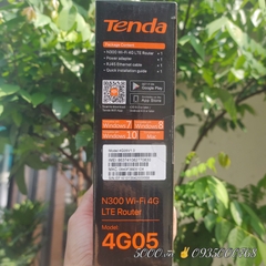 Bộ phát WiFi từ Sim 4G TENDA 4G05 (Hai râu, hai cổng LAN, 150Mbps)
