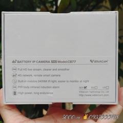 Camera sim 4G OKAM-PRO CB77 không màn hình - Camera 1080P, sim 4G, có pin 1500mAh, máy ghi âm cầm tay