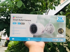 EZVIZ H3C 3MP 2K COLOR (2304 × 1296 | 30fps | Góc Chéo 98° | 2 Anten ngoài | Đàm thoại | Có màu ban đêm | Thùng 30c | Lắp ngoài trời)