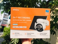 IMOU B7ED lai 4G + Tấm pin năng lượng mặt trời 5W | Pin 10.000 mAh | Kết nối kép: Hỗ trợ 4G & Wifi 6