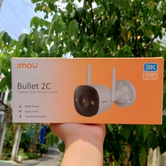 IMOU F52P 3K 5MP, ban đêm trắng đen - Camera Wifi 5MP Bullet 2C ngoài trời | Chống nước IP67 | Chỉ micro, Ko led, Ko loa
