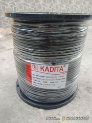 Dây 4 Lõi + Cường Lực ngoài trời - DÂY DROPWIRE CAMERA 2x(2x0.4)Cu + (7x0.33)St-PVC