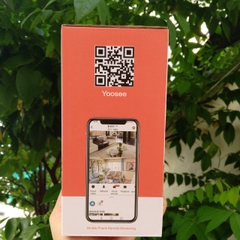 YOOSEE Q84 Red - Camera H7C phiên bản YOOSEE, cổng TypeC, Đế xoay 360 độ , đàm thoại, có màu, 2 mắt 2 khung độc lập, thùng 30c