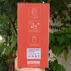 YOOSEE Q84 Red - Camera H7C phiên bản YOOSEE, cổng TypeC, Đế xoay 360 độ , đàm thoại, có màu, 2 mắt 2 khung độc lập, thùng 30c