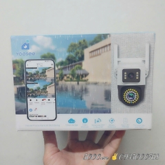 YOOSEE Q42D quốc dân - Điện áp 12V2A, có LAN , đàm thoại, có màu, 2 mắt 2 khung độc lập, thùng 30c, tên khác: JT-8696QJ | QT36 | QPT36 + 6 (số LED mắt xoay)