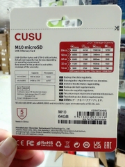*CUSU 64GB 90Mbps  - DSS | Bảo hành 1 năm 1 đổi 1
